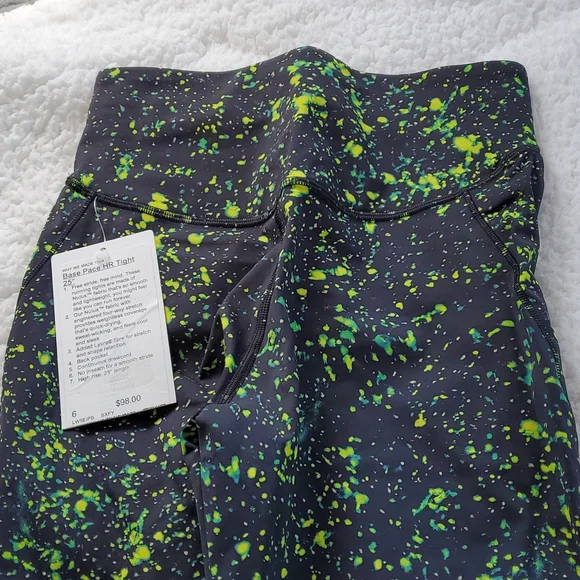Lululemon Base Pace High-rise Tight 25" Sparks Fly Multi - Picture 11 of 15